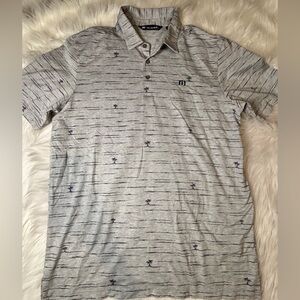 Large - Travis Mathew Gray Men's Polo